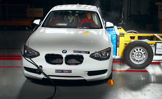 Краш-тест BMW 1-Series. Фото Euro NCAP