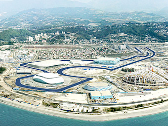 Trassa Formuly 1 v Sochi