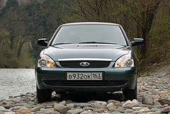 Фотогалерея с тест-драйва Lada Priora